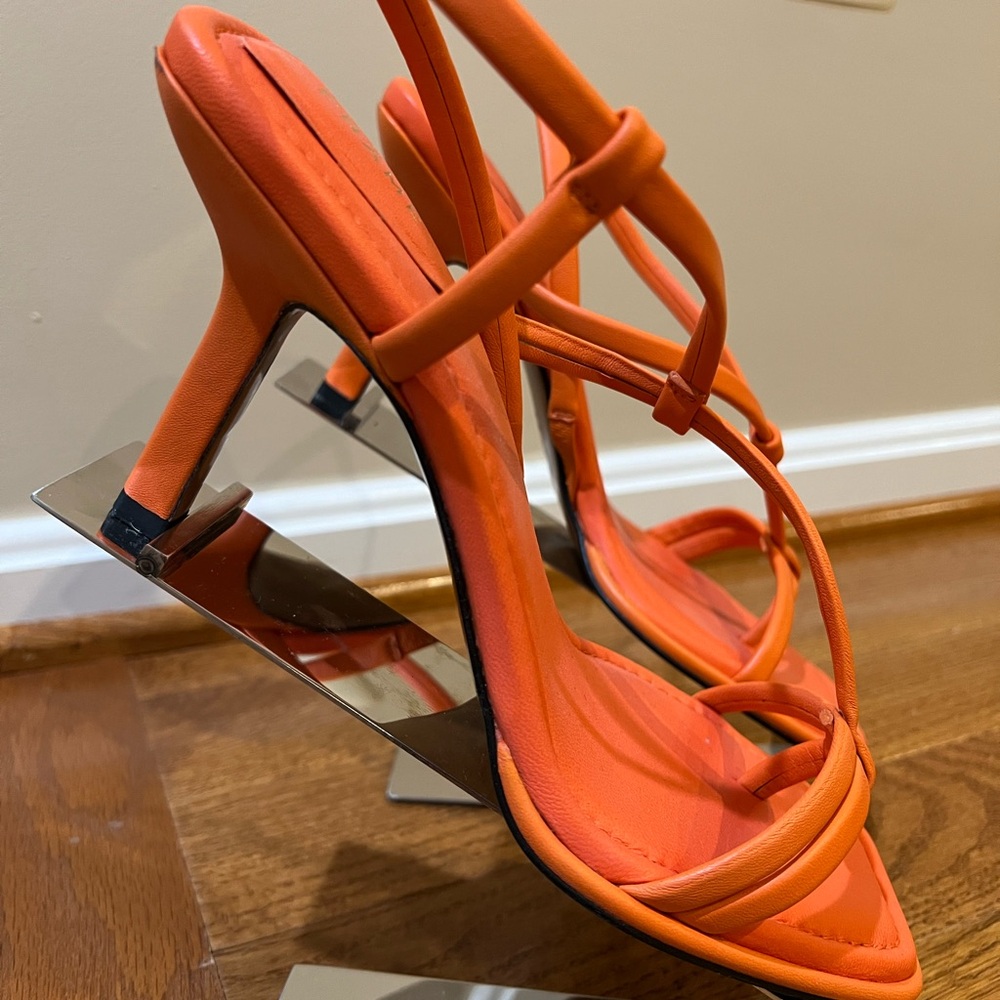 FRAME ORANGE STRAPPY SANDAL